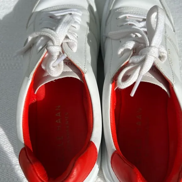 Cole Haan White womens Grandpro Rally Court Sneaker Size 8