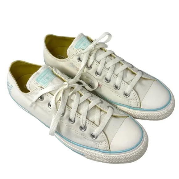 Converse Chuck Taylor OX Egret Shoe Casual Women's Size Low Top Sneakers A08219F