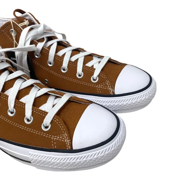 Converse CONS Chuck Taylor Pro Mid Sneakers Men's Shoes Suede Tawny Owl A04601C