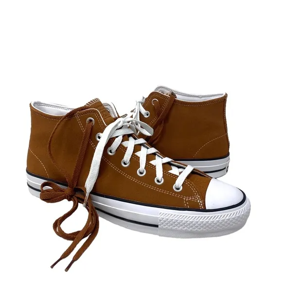 Converse CONS Chuck Taylor Pro Mid Sneakers Men's Shoes Suede Tawny Owl A04601C