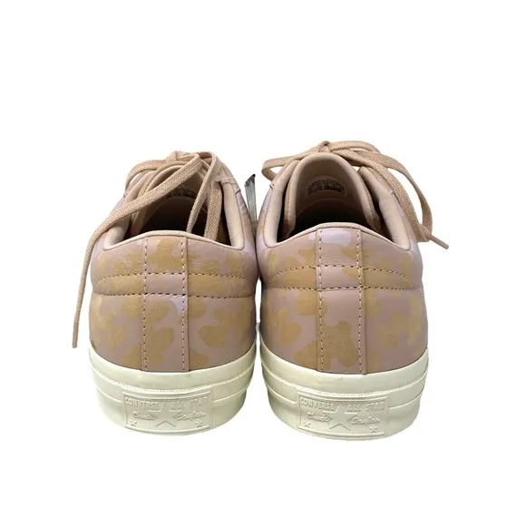 Converse One Star OX Shoes Low Top Leather Ivory Pink Men Size Sneakers 159705C