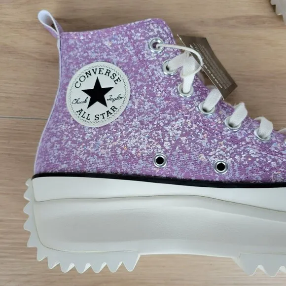 ⭐Converse Run Star Hike Platform Glitter Sz 6 Women's Shoes Purple A10096C New