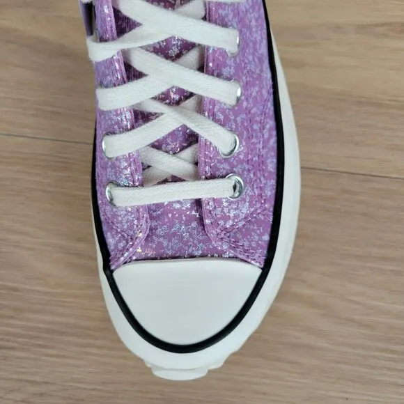 ⭐Converse Run Star Hike Platform Glitter Sz 6 Women's Shoes Purple A10096C New