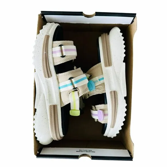 ⭐Converse Run Star Utility Sandal CX Nutty Granola Sz 6 Women Sandal A07611C New