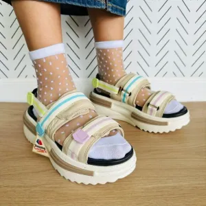 ⭐Converse Run Star Utility Sandal CX Nutty Granola Sz 6 Women Sandal A07611C New