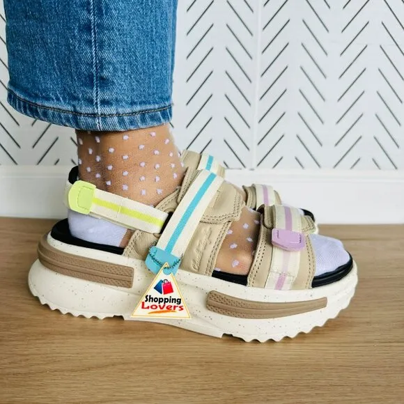 ⭐Converse Run Star Utility Sandal CX Nutty Granola Sz 6 Women Sandal A07611C New