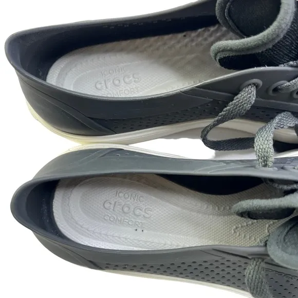Crocs Citilane Roka Court Gray‎ Lace Up Shoes Mens Size 7