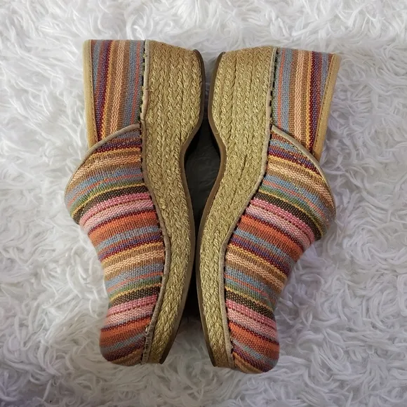 Dansko Jute Pro Clog Artisan Weave Sz: 7