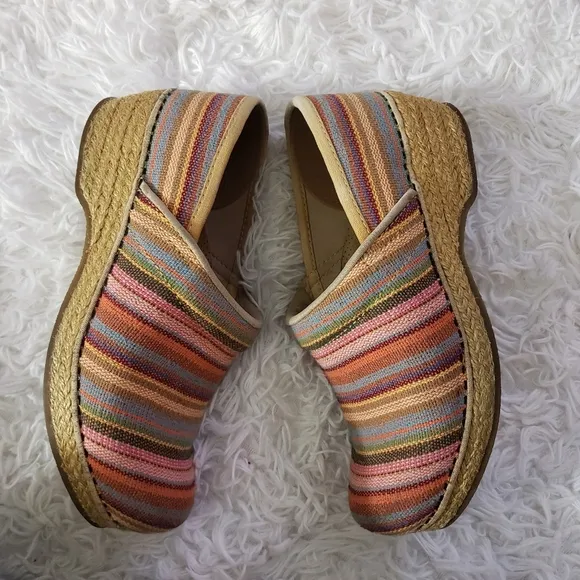 Dansko Jute Pro Clog Artisan Weave Sz: 7