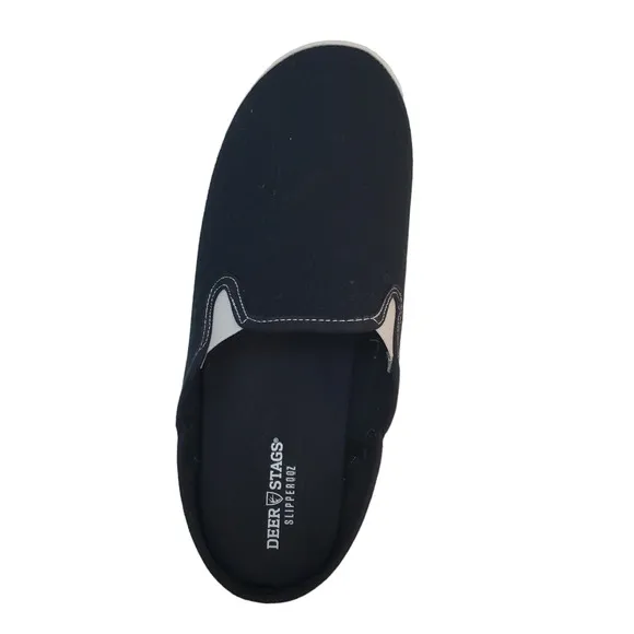 Deer Stags Mens Shoes Spike Canvas Slip On Indoor Outdoor Slippers Black…
