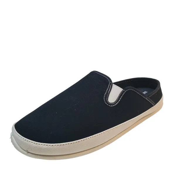 Deer Stags Mens Shoes Spike Canvas Slip On Indoor Outdoor Slippers Black…
