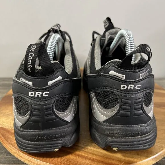 Dr Comfort Performance Mens Size 10 M Therapeutic Shoes Sneakers Black Grey