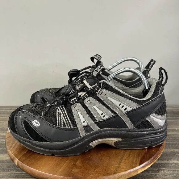 Dr Comfort Performance Mens Size 10 M Therapeutic Shoes Sneakers Black Grey