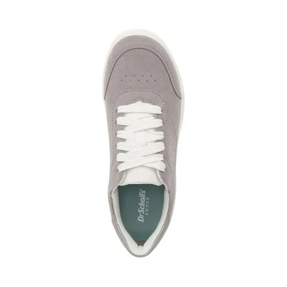 Dr. Scholl's Dink It I7062F1021 Sneaker Womens 8.5 Soft Grey Fabric Shoes TF4447