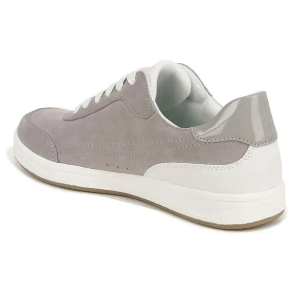 Dr. Scholl's Dink It I7062F1021 Sneaker Womens 8.5 Soft Grey Fabric Shoes TF4447
