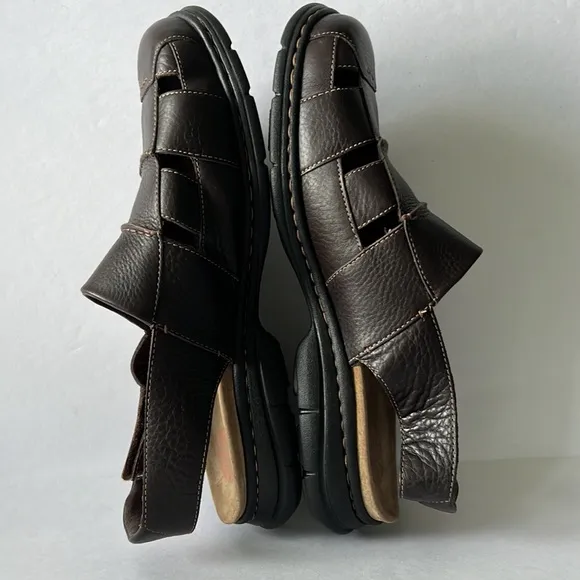 DUNHAM Monterey Fisherman Sandal Shoe 15 4E Extra‎ Wide Pebbled Leather Outdoor