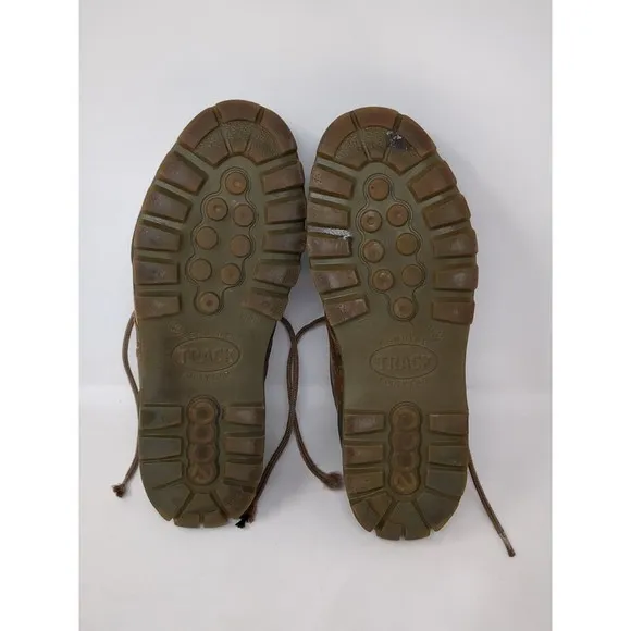 Ecco Track 25 Low Brown‎ Leather GoreTex Moc Toe Shoes Mens Size 42 US 8-8.5