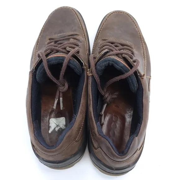 ECCO 'Track IV Low' Boots  Men's Shoes Size 11 EU 45 Brown Leather Gore-Tex
