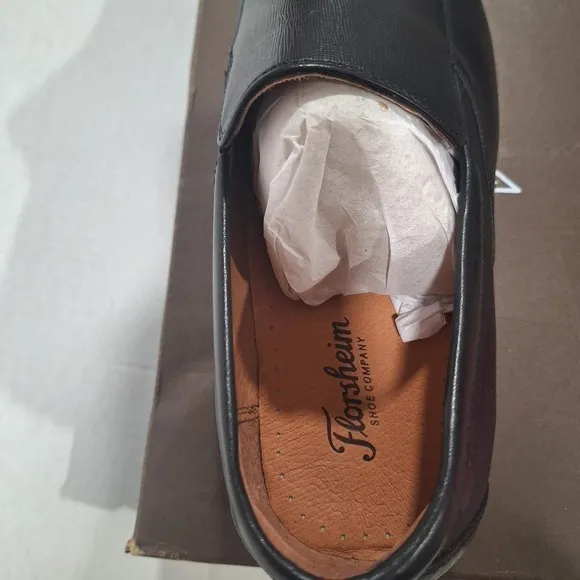 Florsheim Postino MT SLP 15176 Size 14D Color Black Noir Shoes‎ Mens New