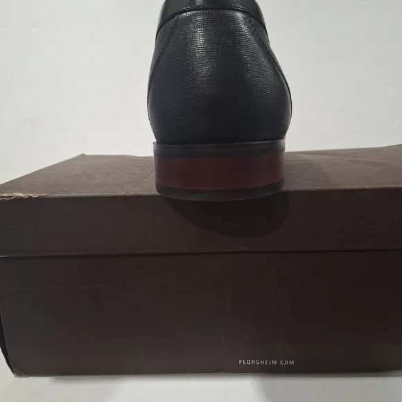 Florsheim Postino MT SLP 15176 Size 14D Color Black Noir Shoes‎ Mens New
