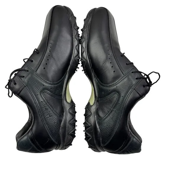 Footjoy Contour Series FJ#54184 Black Golf Softspike Shoes Men's Size 12XW