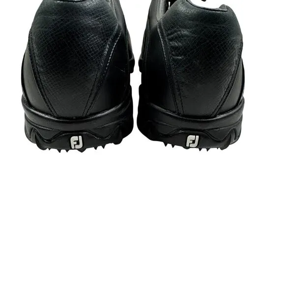 Footjoy Contour Series FJ#54184 Black Golf Softspike Shoes Men's Size 12XW