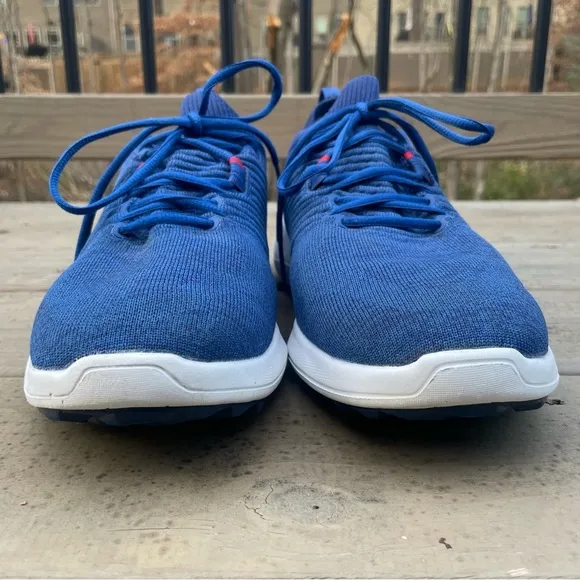 FootJoy FJ Flex XP waterproof blue spikeless golf shoes size 11.5 M