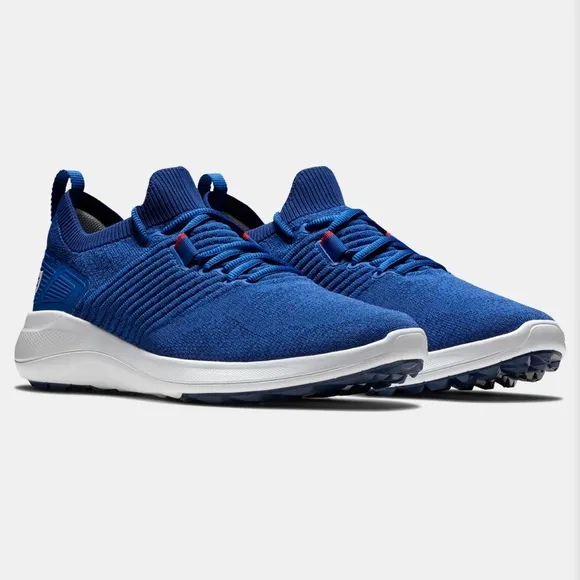 FootJoy FJ Flex XP waterproof blue spikeless golf shoes size 11.5 M