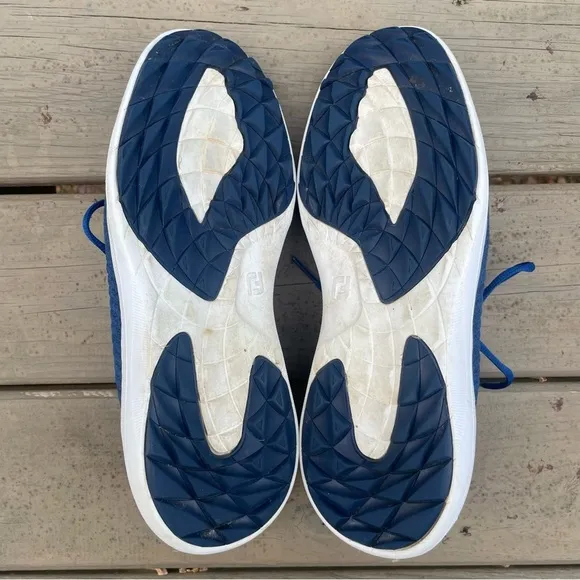 FootJoy FJ Flex XP waterproof blue spikeless golf shoes size 11.5 M