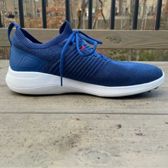 FootJoy FJ Flex XP waterproof blue spikeless golf shoes size 11.5 M