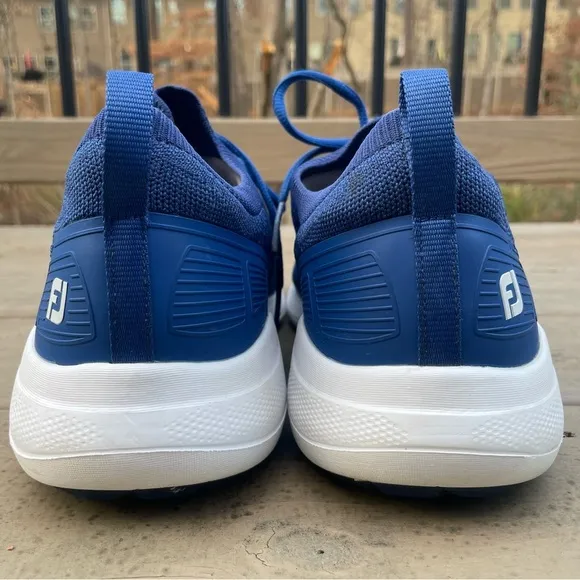 FootJoy FJ Flex XP waterproof blue spikeless golf shoes size 11.5 M