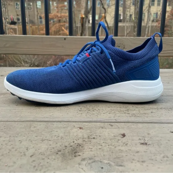 FootJoy FJ Flex XP waterproof blue spikeless golf shoes size 11.5 M