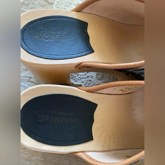 Free People Swedish Hasbeens BNWTJungle Mule Clog Sandal Size 8
