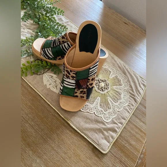 Free People Swedish Hasbeens BNWTJungle Mule Clog Sandal Size 8