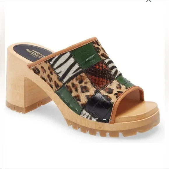 Free People Swedish Hasbeens BNWTJungle Mule Clog Sandal Size 8