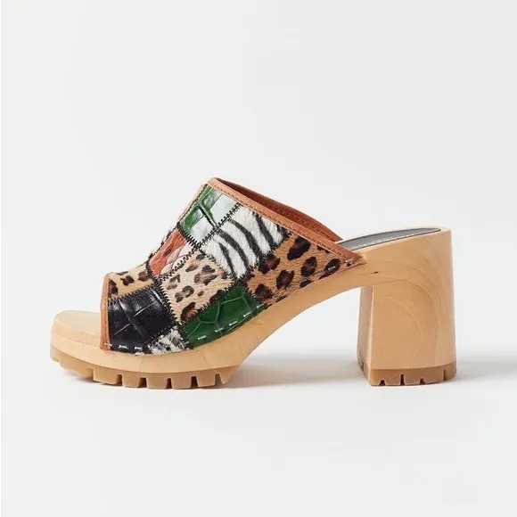Free People Swedish Hasbeens BNWTJungle Mule Clog Sandal Size 8
