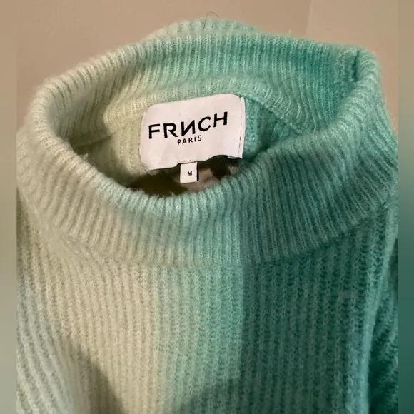 FRNCH Sweater in Turquoise Size Medium