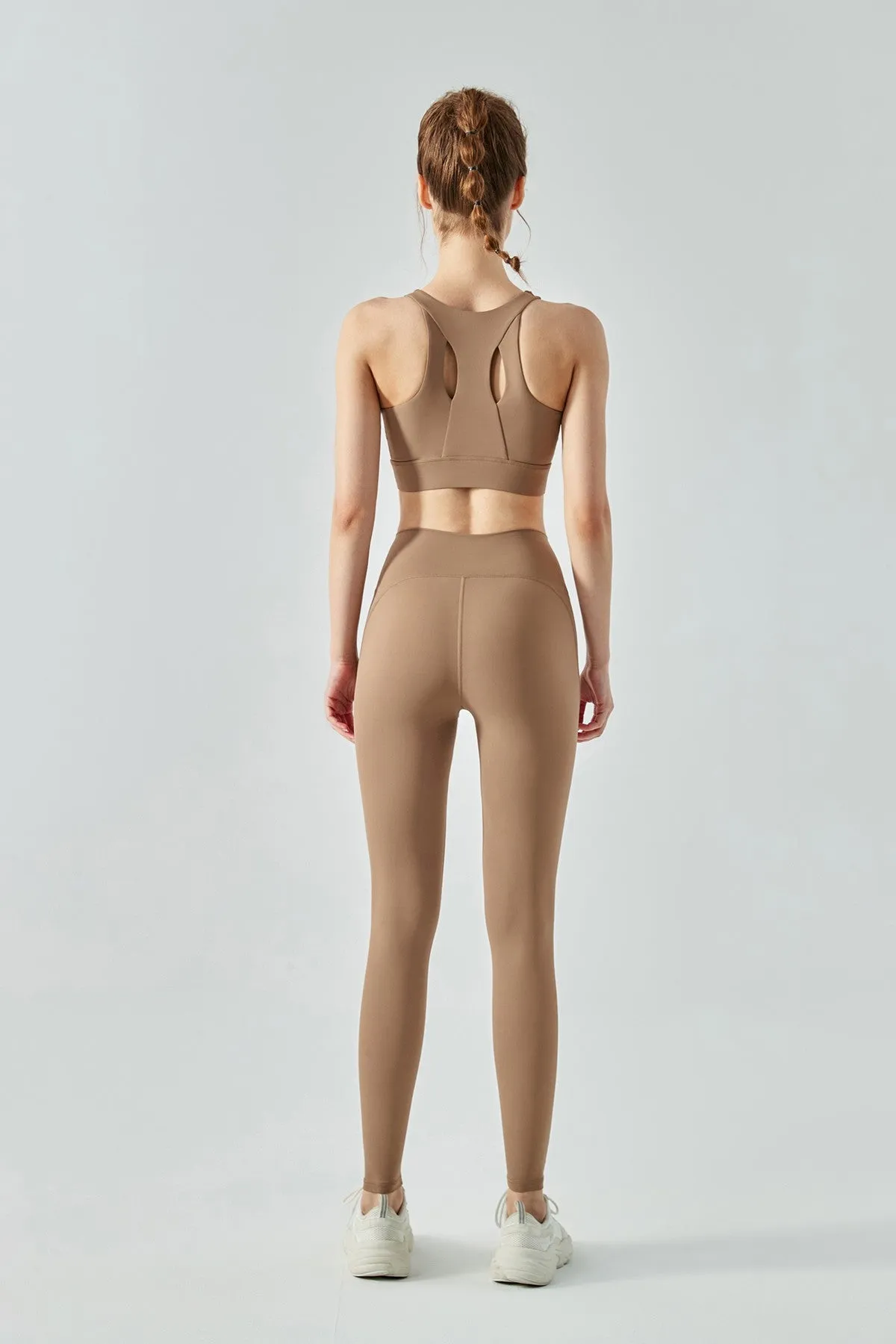 Front Closure Sports Bra & Leggings Activewear Set
