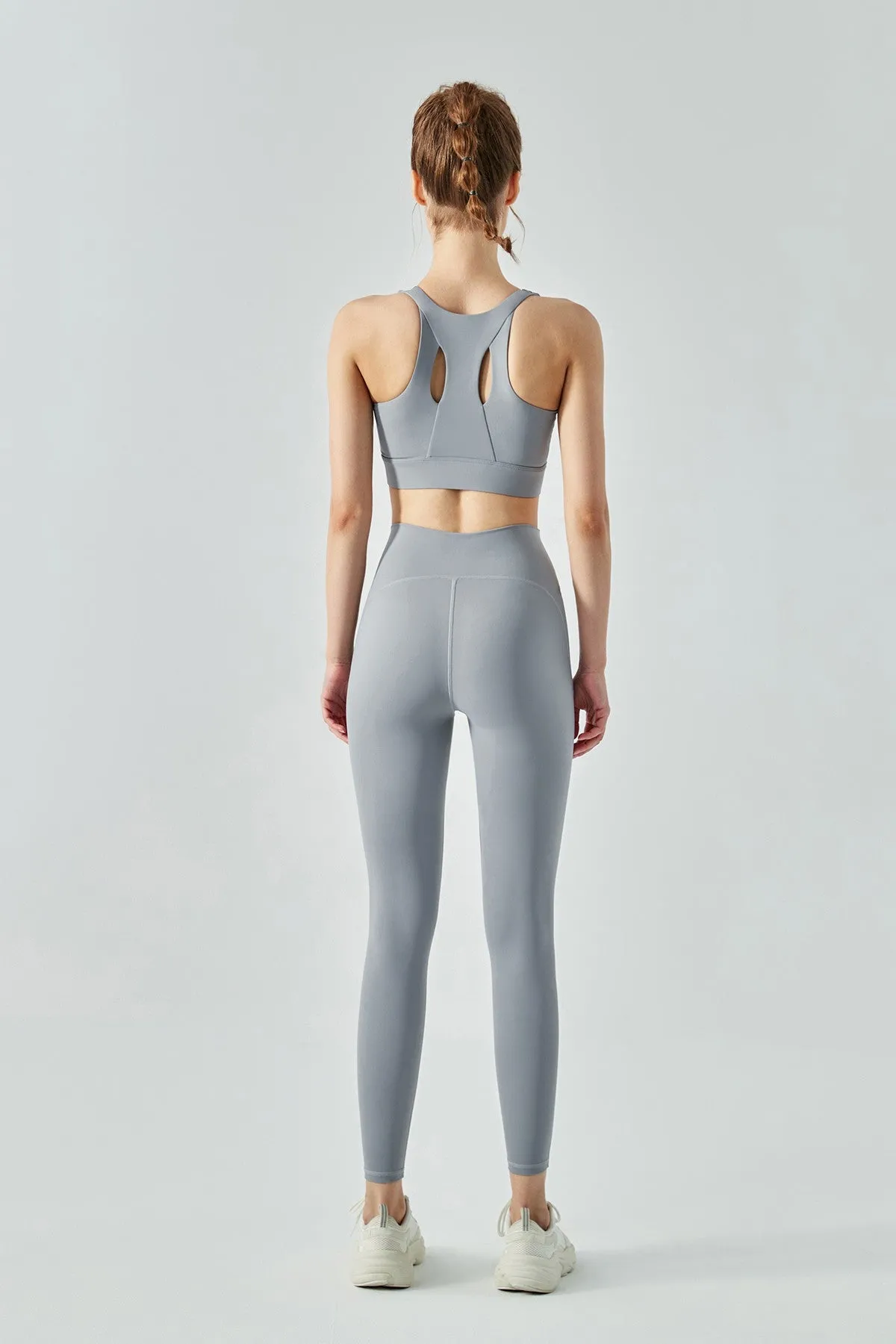Front Closure Sports Bra & Leggings Activewear Set