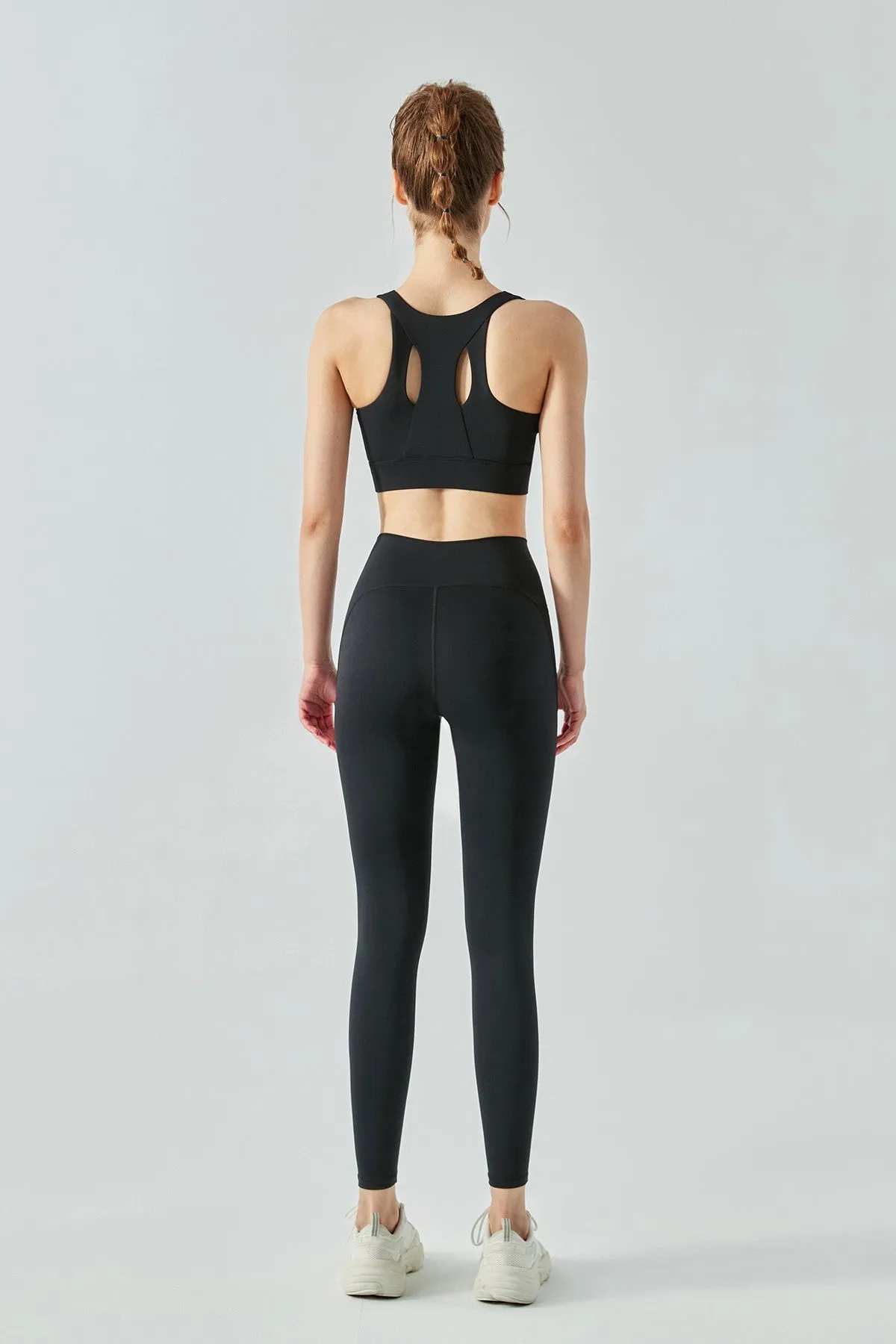 Front Closure Sports Bra & Leggings Activewear Set
