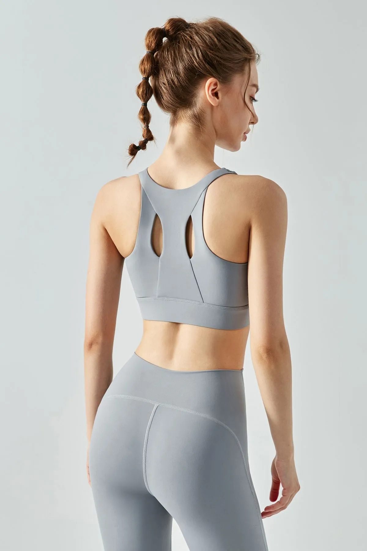 Front Closure Sports Bra & Leggings Activewear Set
