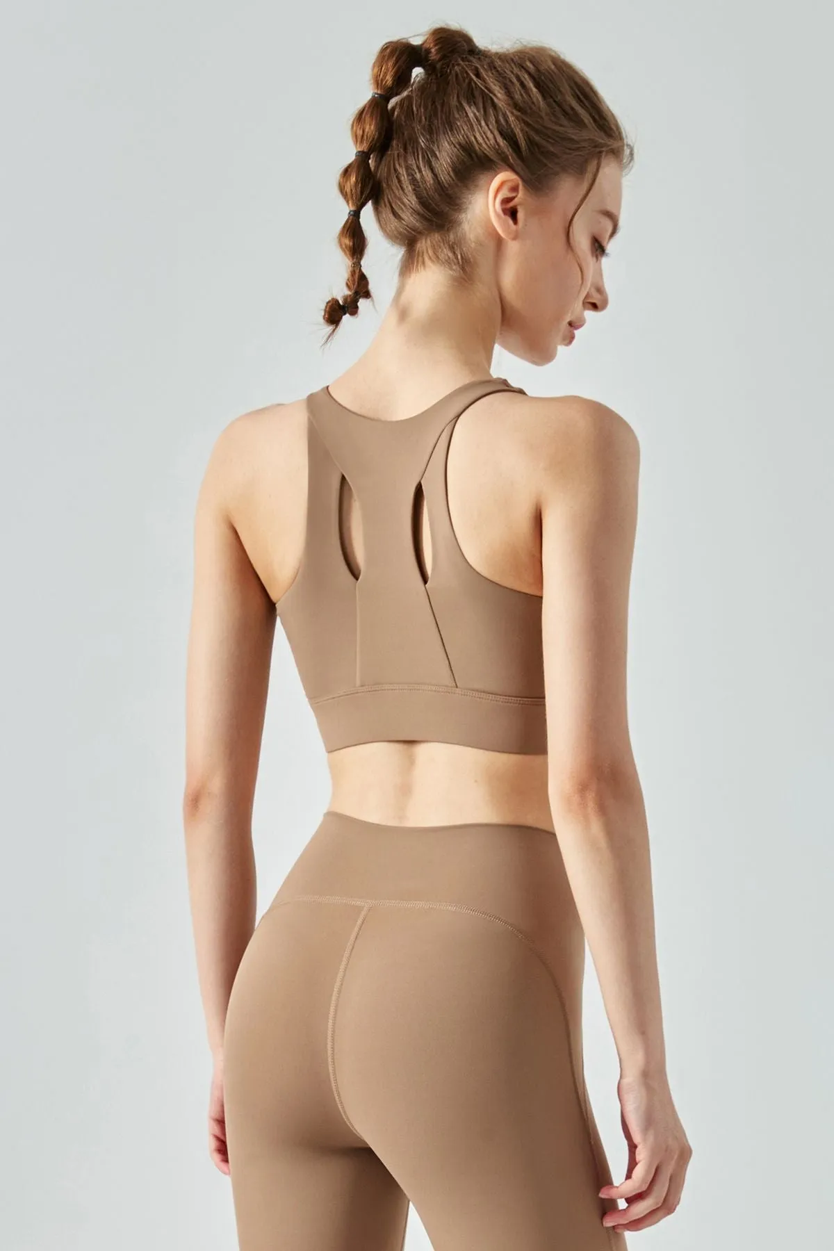 Front Closure Sports Bra & Leggings Activewear Set