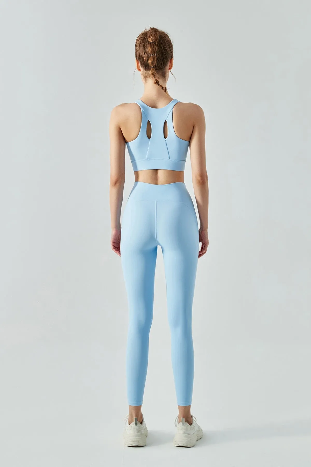 Front Closure Sports Bra & Leggings Activewear Set