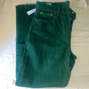 GAP Cheeky Straight High Rise 12 Long or 31 Dark Green