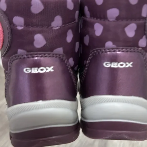 Geox Kids' Purple Heart Shoes