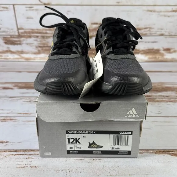 Girl's Sneakers adidas Ownthegame 2.0 Basketball Shoe Size 12 Youth