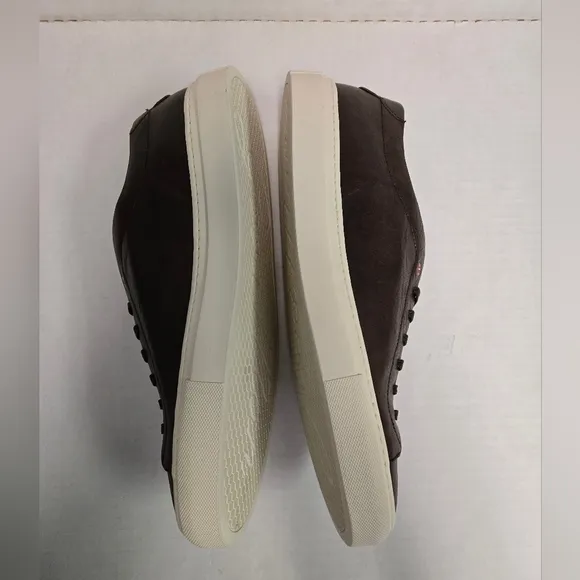 GOOD MAN BRAND EDGE COURT SHOES MENS  LEATHER SNEAKERS SIZE 17 $228 Brown NIB