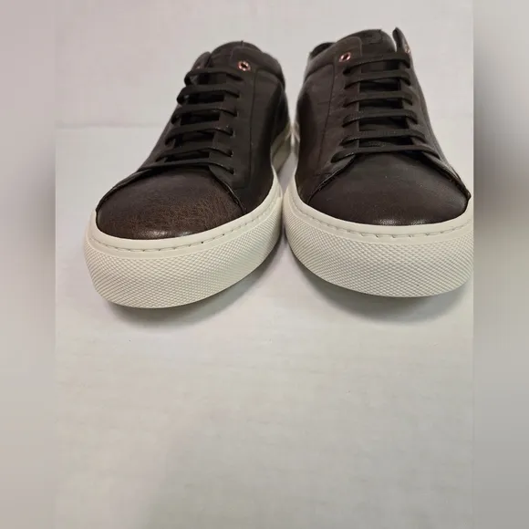 GOOD MAN BRAND EDGE COURT SHOES MENS  LEATHER SNEAKERS SIZE 17 $228 Brown NIB