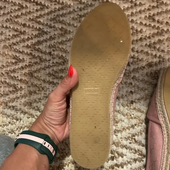 Gucci Pink Espadrille Shoes with Jute Midsole