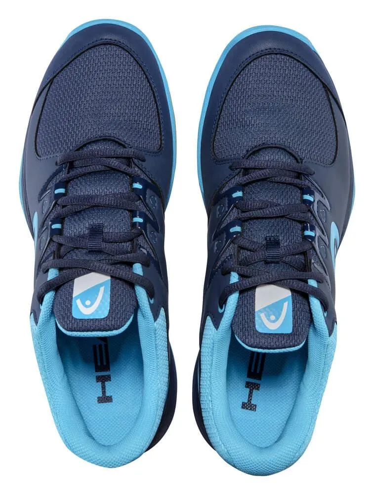 HEAD Grid 3.5 Indoor Court Tennis Shoes - Dark Blue / Aqua